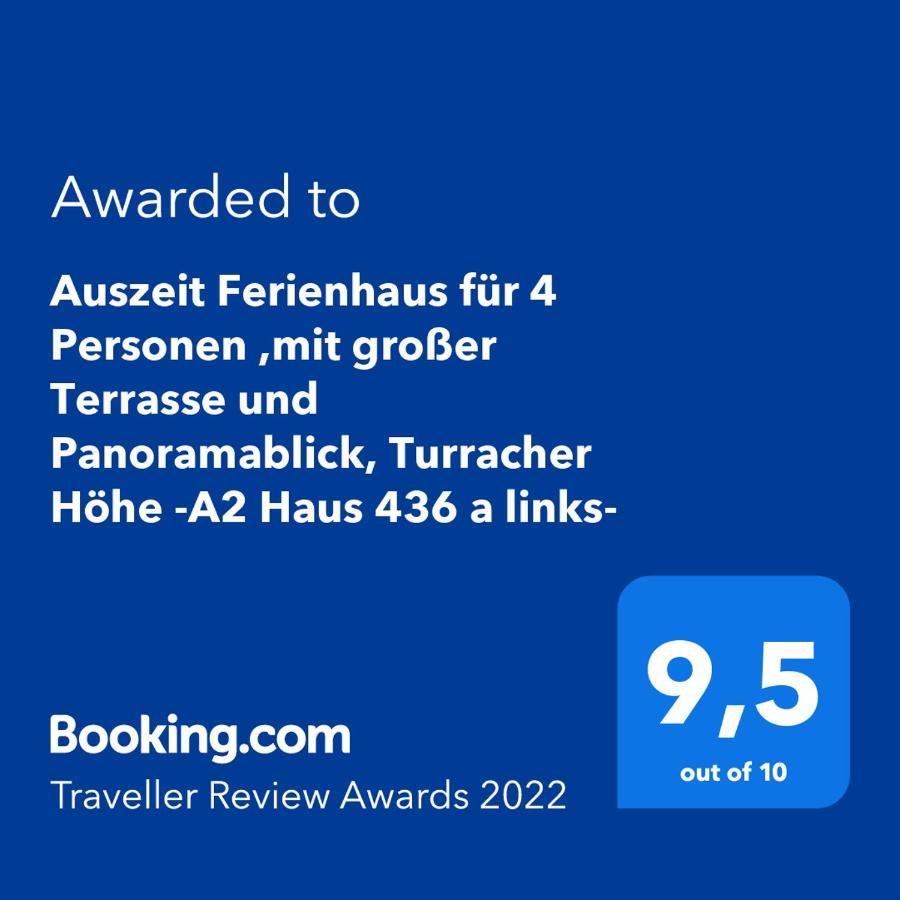 Auszeit Ferienhaus Fuer 6 Personen ,Mit Grosser Terrasse Und Panoramablick, Turracher Hoehe -A1 Haus 436 A Links- Exterior photo